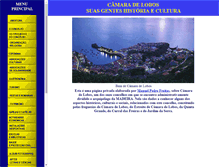 Tablet Screenshot of concelhodecamaradelobos.com